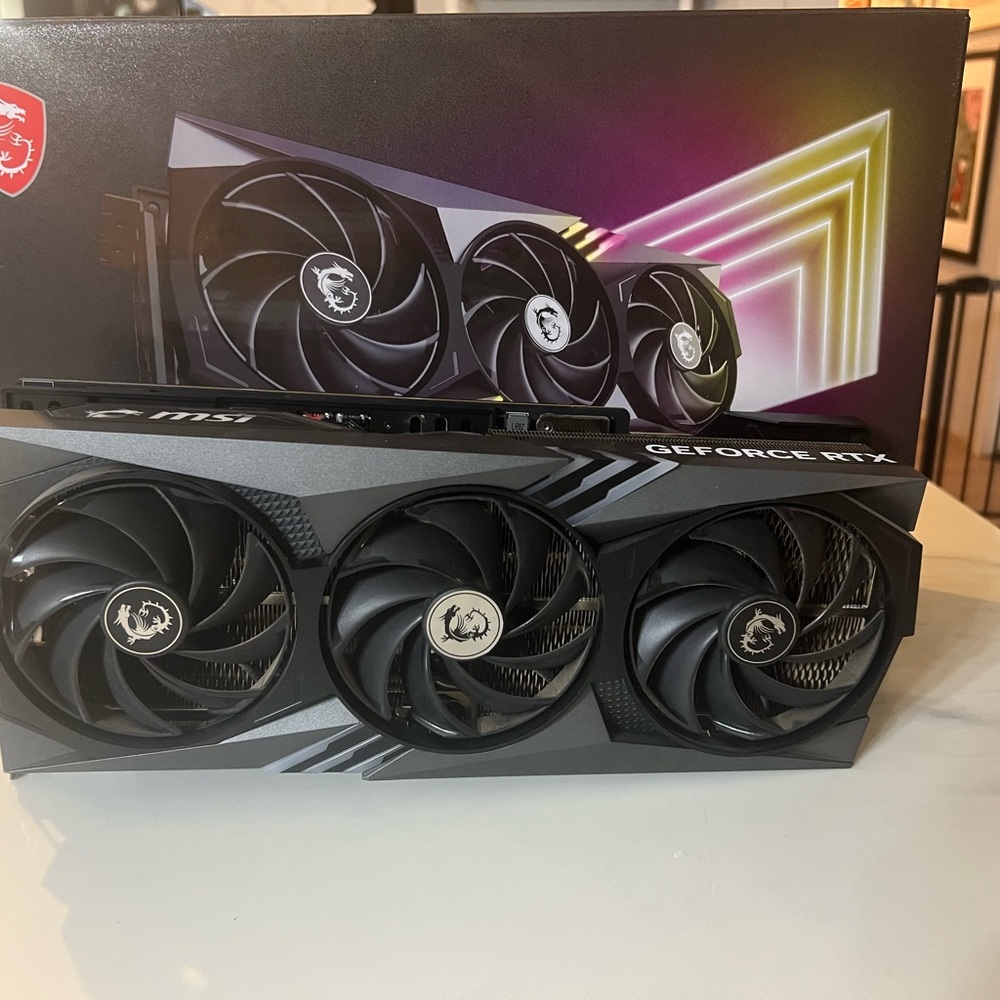 MSI GeForce RTX 4090 with Black and Silver Design